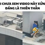 Quay lén cặp đôi đụ nhau trên sân thượng